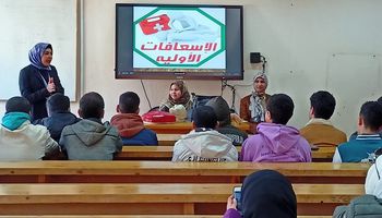 مبادرة كلية التمريض جامعة بنى سويف للاسعافات الأولية 