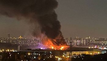 انفجار بقاعة حفلات قرب موسكو
