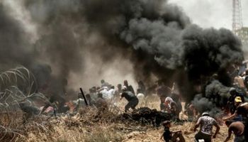 جيش الاحتلال يقصف غزة 