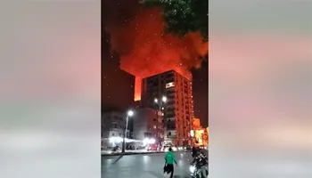 حريق استوديو الأهرام