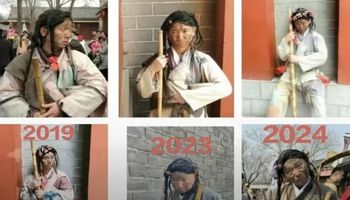 فنان صيني يحصد أموالًا طائلة عن طريق التسول