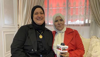 نجلاء مستجير والدة الشهيد محمود مندور  الام المثالية على مستوى محافظة بورسعيد 