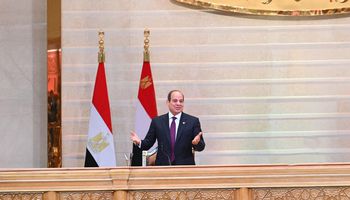 الرئيس السيسي اثناء أداء اليمين الدستورية أمام مجلس النواب