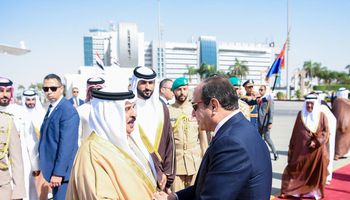 الرئيس عبد الفتاح السيسى والعاهل البحريني