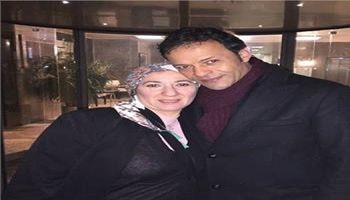 الفنان هشام عبدالله وزوجته غادة نجيب