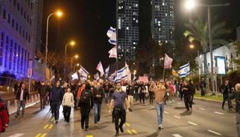 احتجاجات تل أبيب 