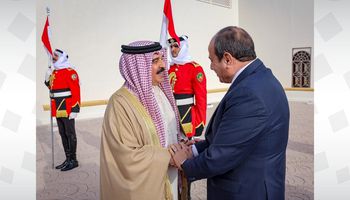 الرئيس السيسي وملك البحرين 