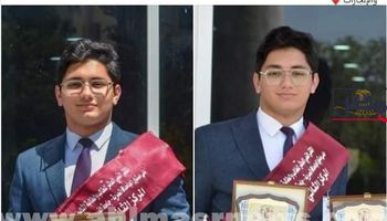الطالب مازن اشرف الحاصل علي المركز الثاني في مسابقة القمي العاشر للجامعات 