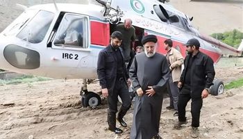 حطام طائرة الرئيس الإيراني 