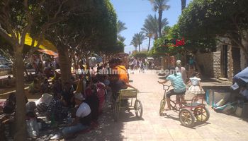 احتفالات ثان أيام عيد الأضحى بحدائق كفر الشيخ
