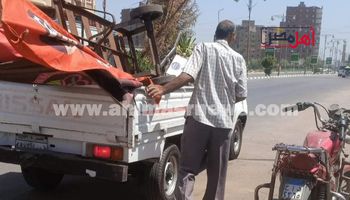 رفع الاشغالات بمدينة الفيوم 
