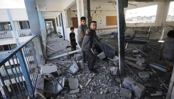 قصف مدارس غزة