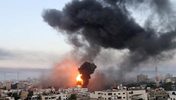 انفجارات ضخمة في مدينة حيفا الإسرائيلية