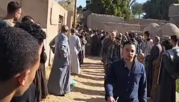 تشييع جثمان الطالب محمود أحمد عبد الظاهر