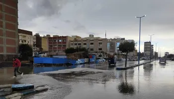 امطار خفيفة علي مرسي مطروح