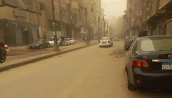 جانب من العاصفة الترابية 