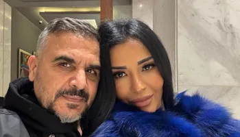 وليد سعد وزوجته 