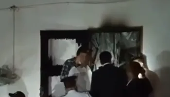 مدير أمن قنا يتفقد موقع الحريق 