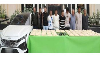 المتهمين + المضبوطات 