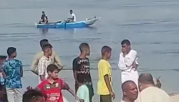 جانب من انتشال جثة طالب اعدادي بقنا 