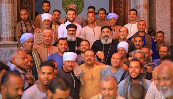 قساوسة يشاركون في افتتاح مسجد بقنا 