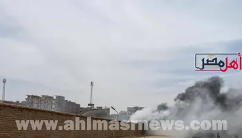 الحريق مصنع الهدرجة للزيوت والمنظفات بسوهاج 