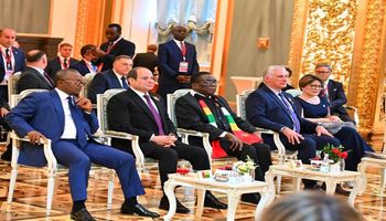 الرئيس السيسي في حفل العشاء