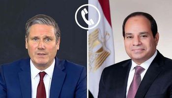 السيسي ورئيس الوزراء البريطاني