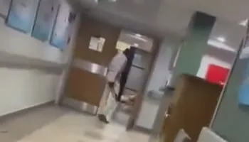 بلطجي بمستشفى حميات أسوان 