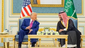 ترامب ومحمد بن سلمان 