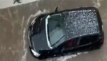 جانب من الامطار
