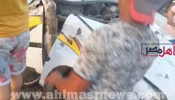 جانب من الحادث 