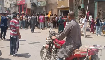 جانب من الحريق 