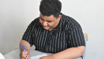 جانب من امتحان اللغة الإنجليزية بسوهاج