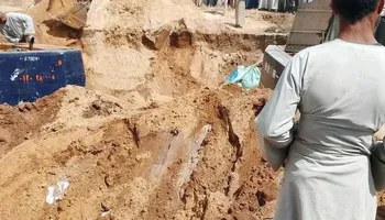 جانب من سقوط بئر