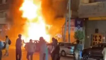 حريق مطعم سفير 