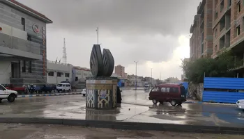 سقوط أمطار متقطعة علي مطروح 