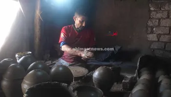 صناعة الأواني الفخارية 