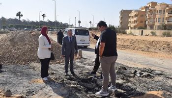 موقع اشتعال خط الغاز 