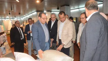 وزير زراعة مدغشقر أثناء الزيارة