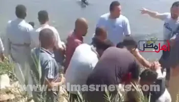 وفاة طفلين في انقلاب سيارة بترعة النوبارية