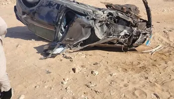جانب من الحادث 