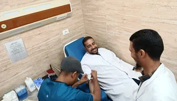 جانب من حملة التبرع بالدم 