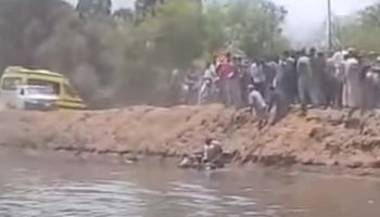 أثناء البحث عن الجثمان 