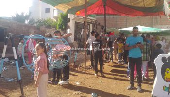 إقبال على الملاهي الشعبية بكفر الشيخ 