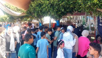 إقبال على حدائق كفر الشيخ ثان أيام عيد الأضحى 