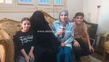 الطالبة شذى محمد، الأولى مكرر على الشهادة الإعدادية بكفر الشيخ وأسرتها 