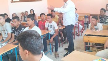 بداخل مدرسة حميدة أبو الحسن الاعدادية 