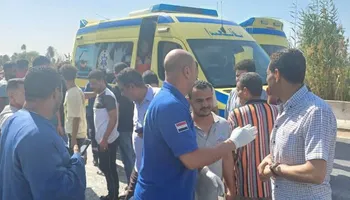 جانب من الحادث 