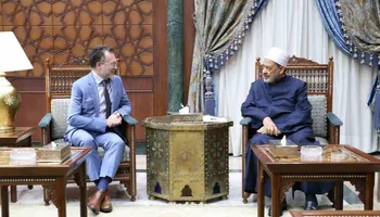 شيخ الأزهر و سفير كندا بالقاهرة